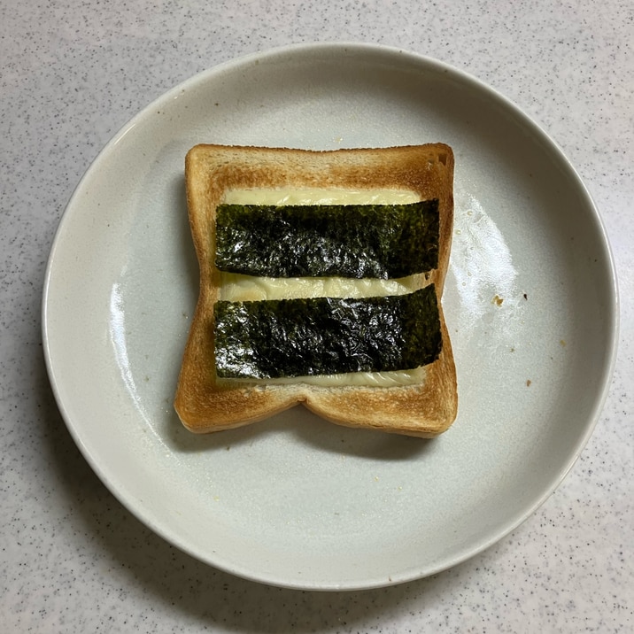 チーズトースト★海苔のせ